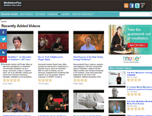 Tablet Screenshot of meditationplex.com